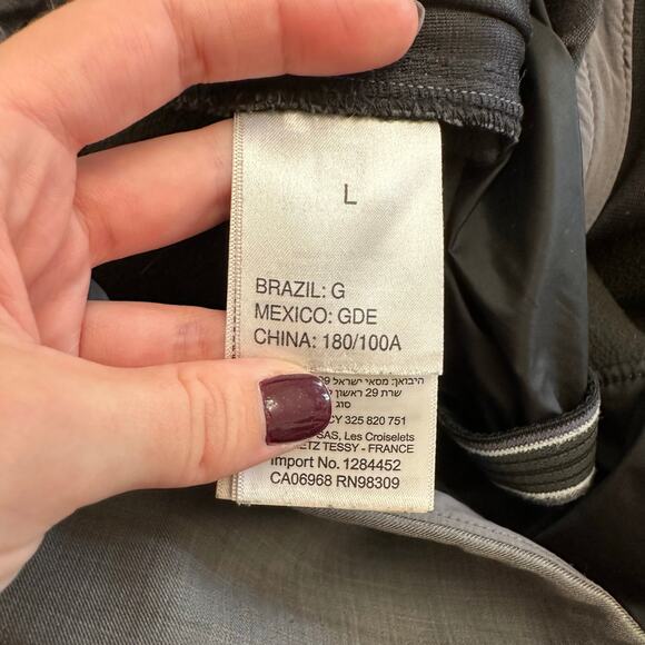 Salomon‎ Men’s L AdvancedSkin Dry 10K/10K Softshell Hooded Jacket Gray Red - Picture 7 of 11